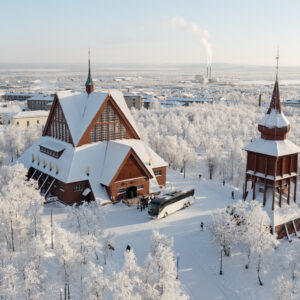 Veidekke påbörjar flytten av Kiruna kyrka