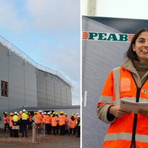 Ministern invigde världens första byggnad med fossilfritt stål 