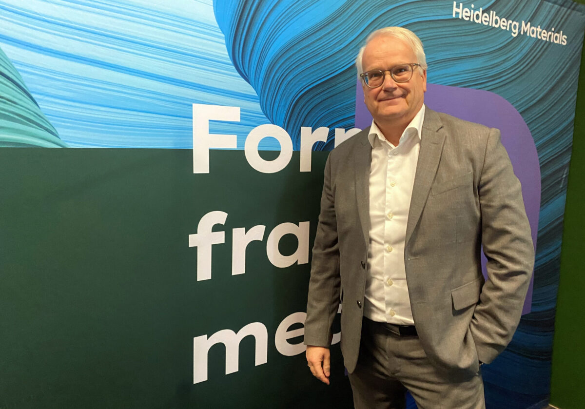 Magnus Ohlsson vd och marknadsdirektör, Heidelberg Materials Cement Sverige