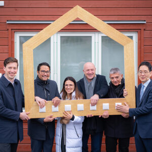 Bygger ett helt bostadsområde med smarta hem