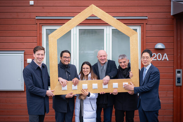 Bygger ett helt bostadsområde med smarta hem