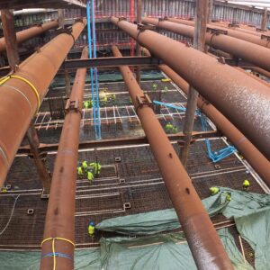 Komplicerad gjutning vid Västlänken-etapp