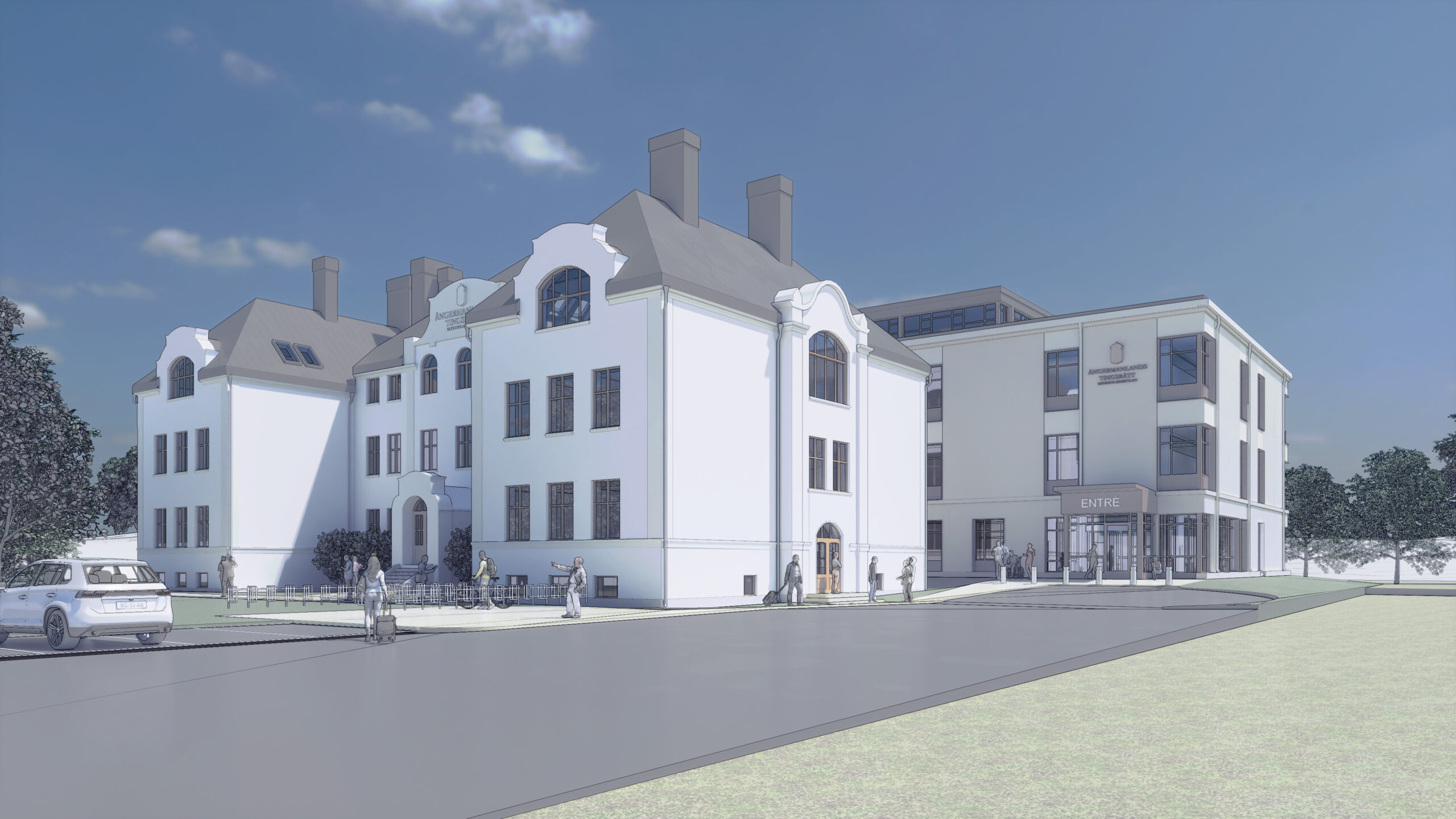 NCC anlitas när skola byggs om till  tingsrätt