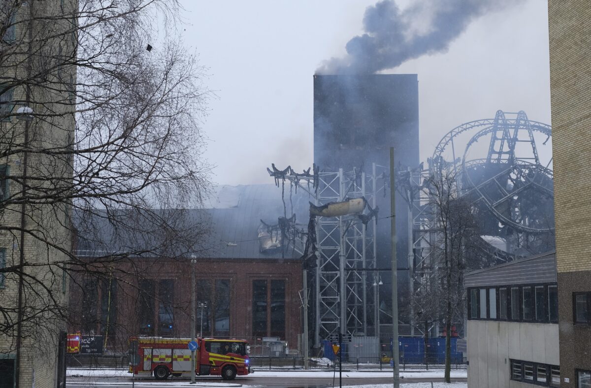Badparken Oceana som NCC nu bygger skulle stå klar till sommaren. Foto: Henrik Ekberg