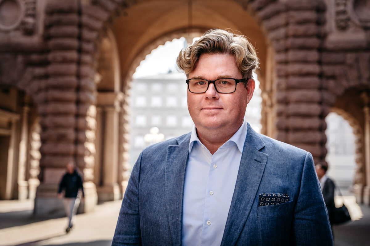 Justitieminister Gunnar Strömmer (M). Foto: Moderaterna