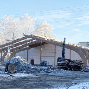 Ishall återanvänds i nya bostäder