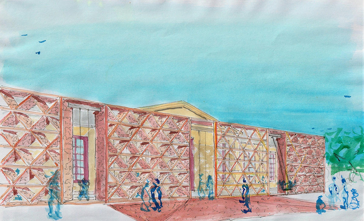 Spektakulär entré välkomnar efter ombyggnationen