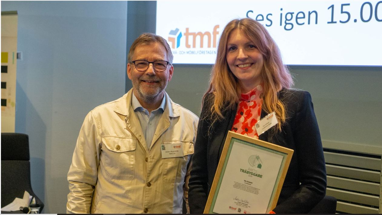 Hon är årets träbyggare