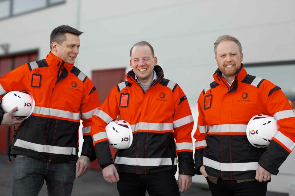 Magnus Johansson, Adam Lennartsson och Pontus Nilsson på RO-Gruppen Örebro. Foto: RO-Gruppen