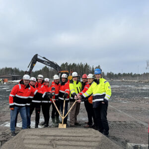 Byggstart för SKB:s nya kontor i Forsmark