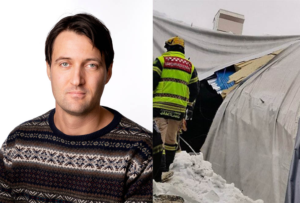 Tomas Carlsson, byggnadsteknisk expert på Boverket. Foto: Boverket/Räddningstjänsten