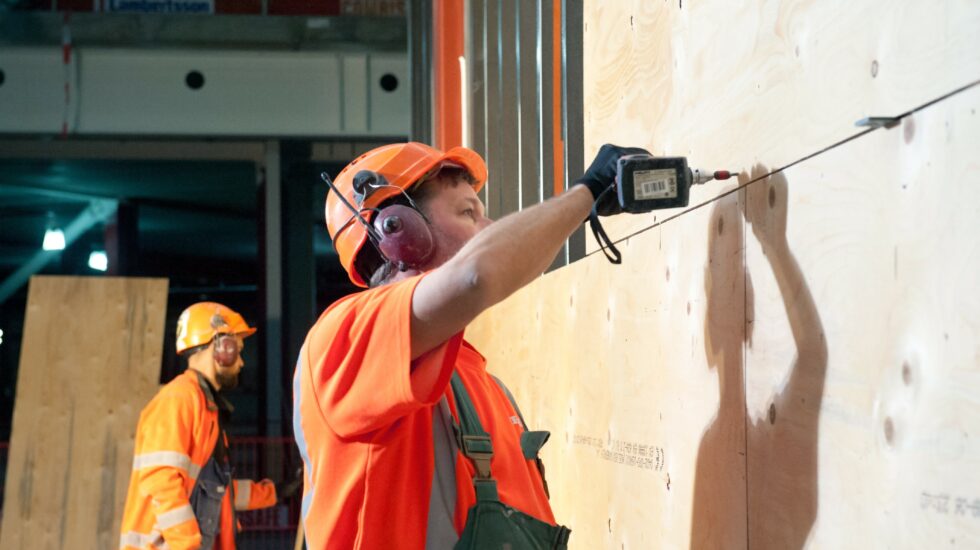 Antalet utstationerade arbetstagare inom byggsektorn minskade förra året. Foto: Arbetsmiljöverket