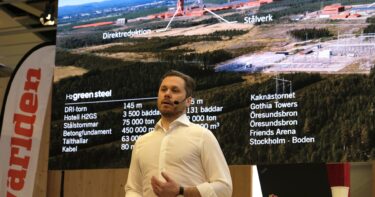 Rasmus Kazinczy, ansvarig för projektinköpen på H2 Green Steel. Foto: Henrik Ekberg