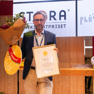 Nordbyggs Guldmedalj till återvunnen färg