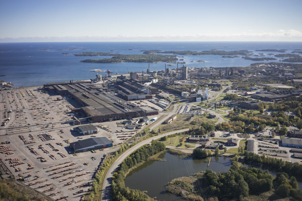 SSAB:s anläggning i Oxelösund.
