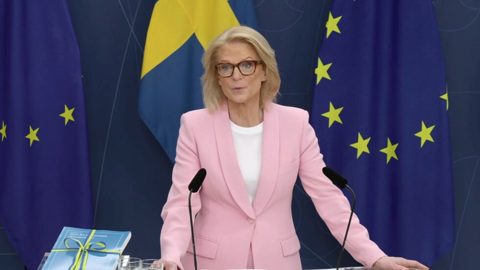 Finansminister Elisabeth Svantesson (M) presenterade vårpropositionen och vårändringsbudgeten på måndagen.