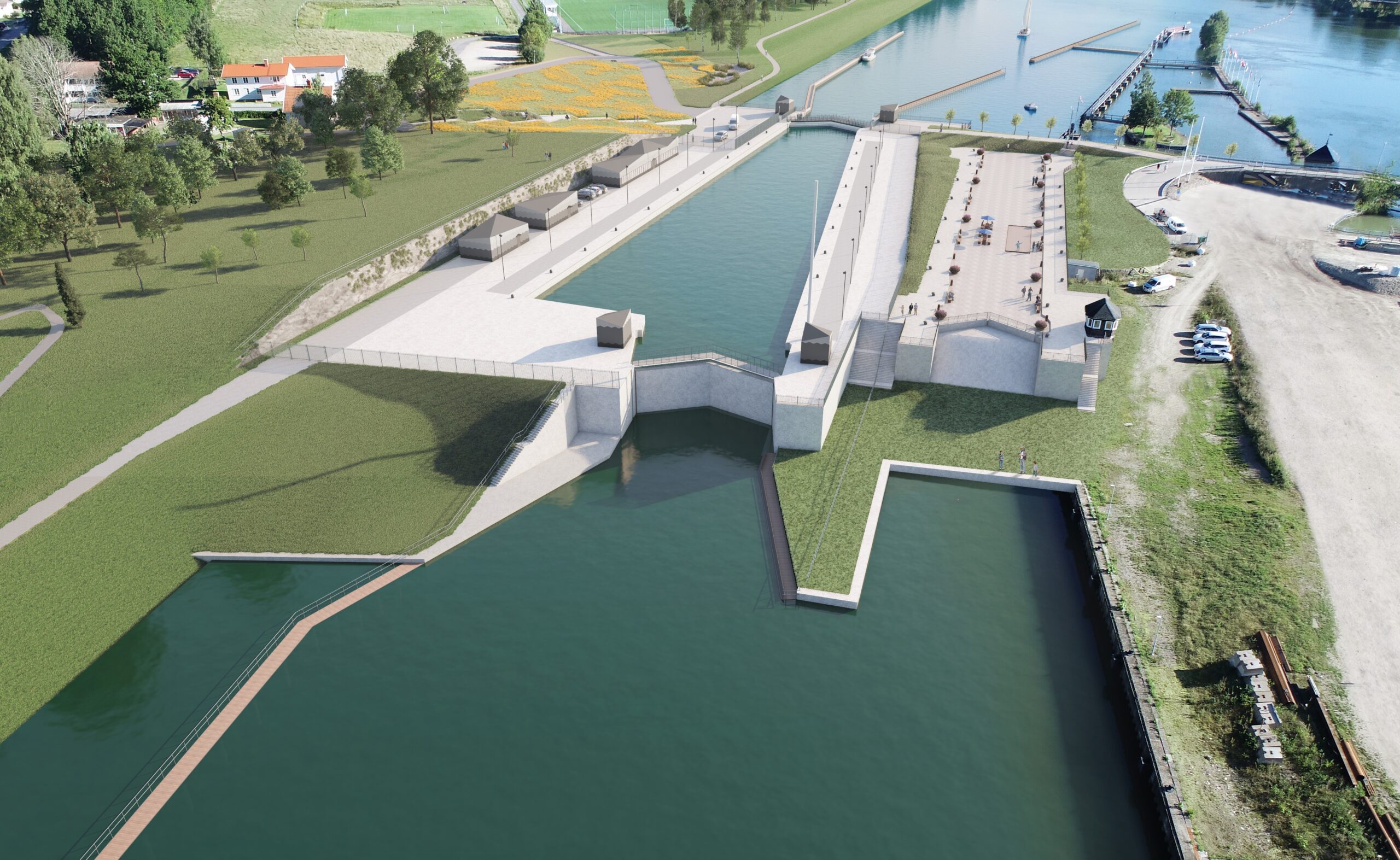 Europas första triangelsluss byggs i Lilla Edet