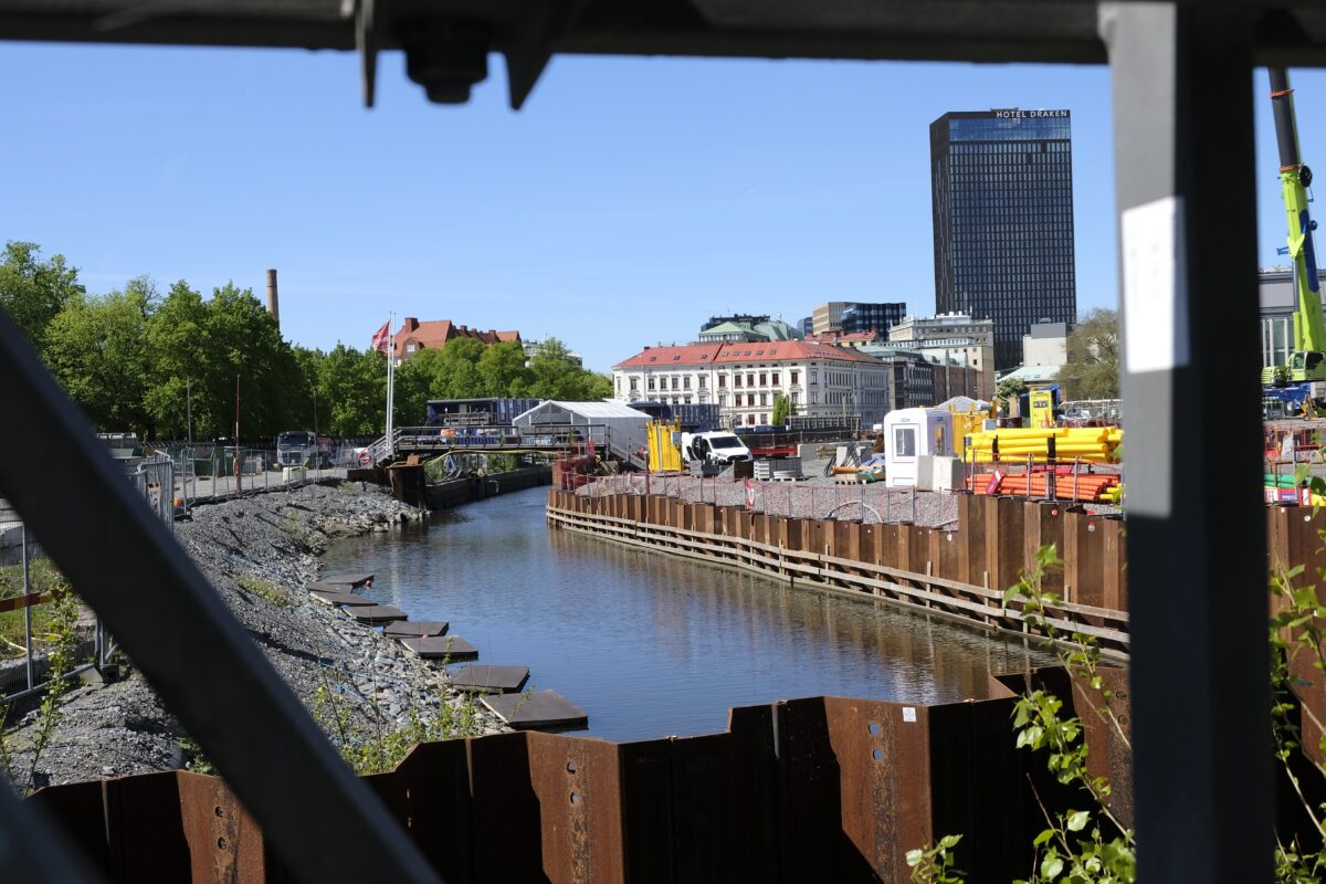 Veidekke tar hem den andra av Västlänkens Haga-etapper. Foto: Henrik Ekberg