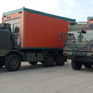 Byggbodar blir fältsjukhus vid fronten i Ukraina