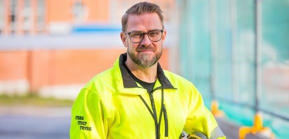 Kim Söderström har valts till ny förbundsordförande för Byggnads. Foto: Byggnads