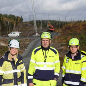 17 kilometer ledning och 57 stolpar – Nu avslutar NCC kraftprojektet