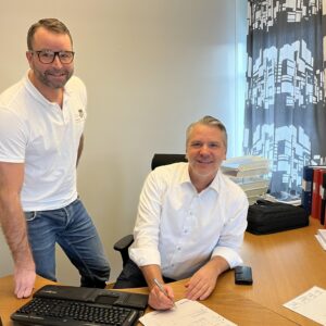 Han tar över som vd på Åhlin och Ekeroth