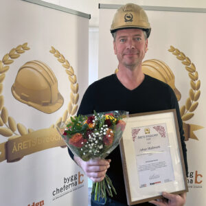 Han är Årets Byggchef 2024