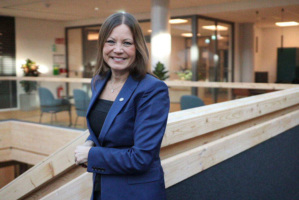 Helena Hed är chef för affärsområdet för den gröna omställningen på NCC. Foto: Samuel Karlsson
