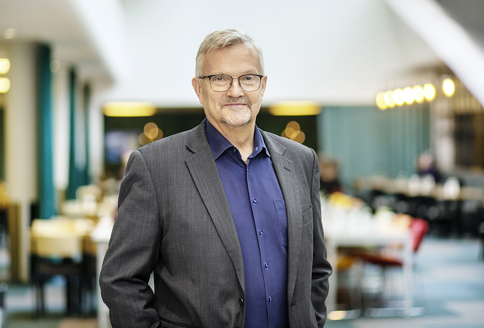 Mats Åkerlind, vice vd och förhandlingschef, Byggföretagen pratar om den kommande avtalsrörelsen och vilka frågor han tycker är viktigast. Foto: Byggföretagen
