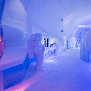 Iskallt bygge med rymdtema