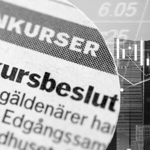 Minskning av konkurser i november