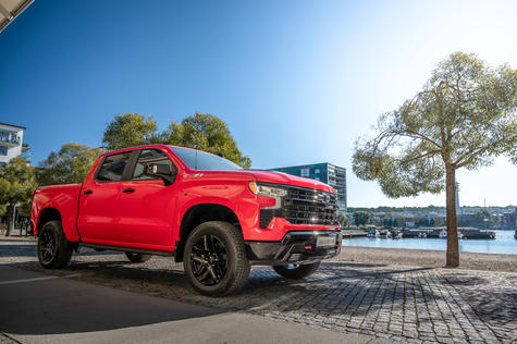 Chevrolet Silverado är en fullstor pickup som har en hög prislapp i Sverige. Foto: Exklusive Cars