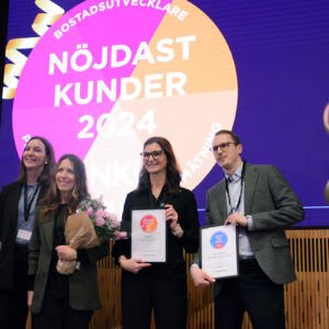 De har Sveriges nöjdaste bostadskunder