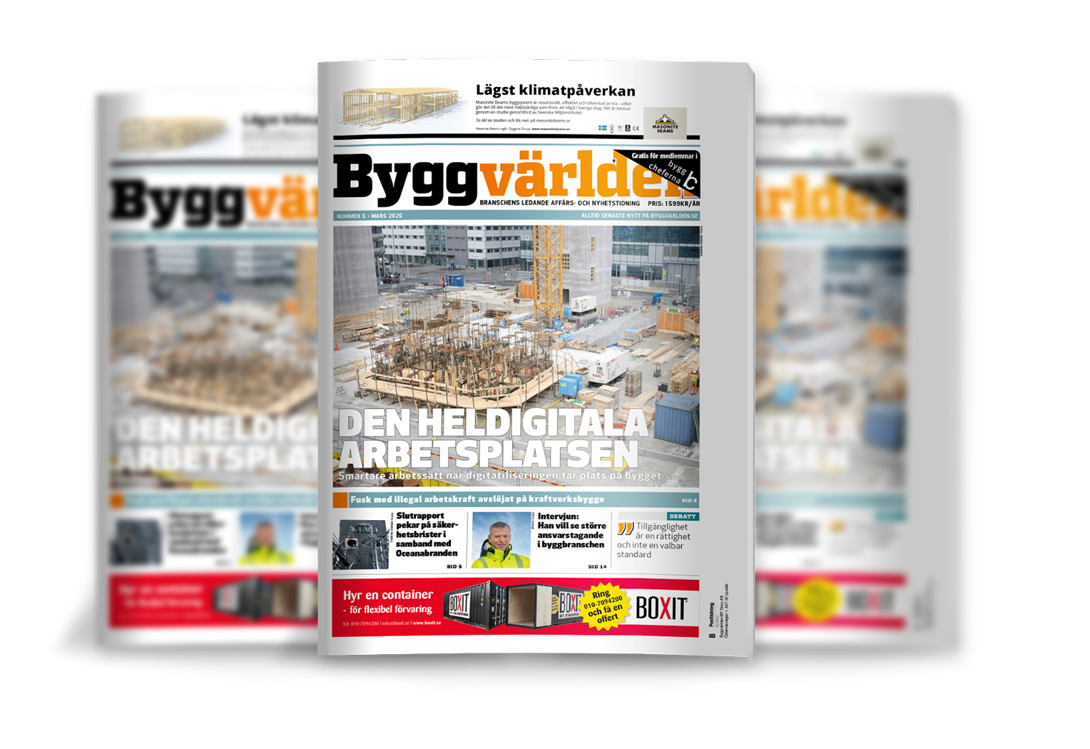Nytt nummer av Byggvärlden