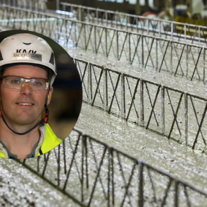 Halverad klimatpåverkan med plattbärlag i evoBuild nivå 5