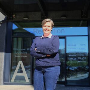 Med laget och målet i fokus