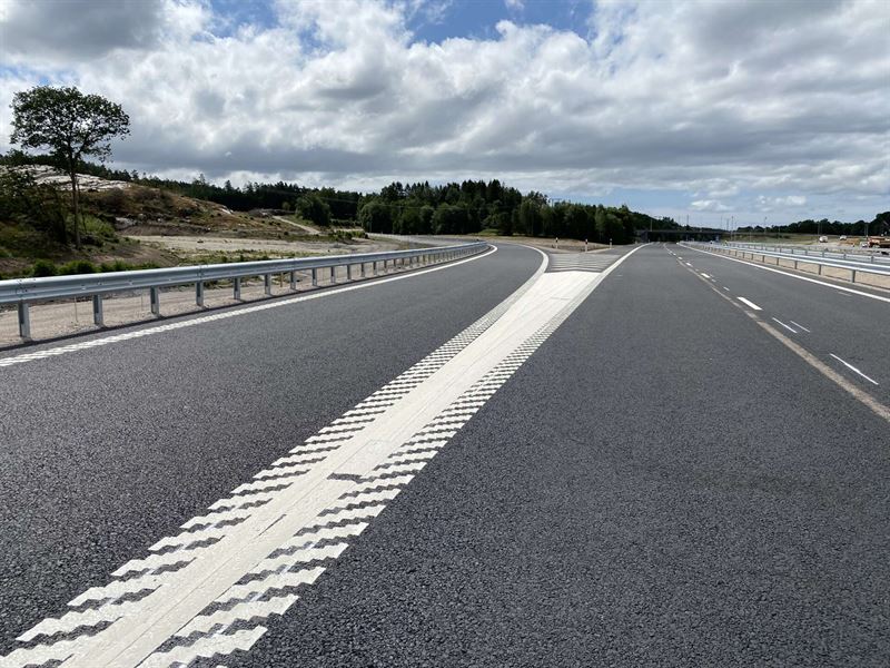 Peab bygger om väg 27 i Bor för 238 miljoner kronor. Foto: Peab