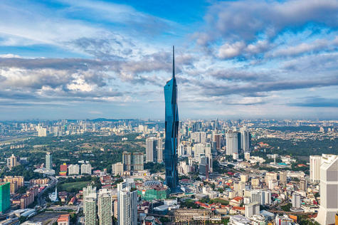 Skyskrapan Merdeka 118 i Kuala Lumpur
