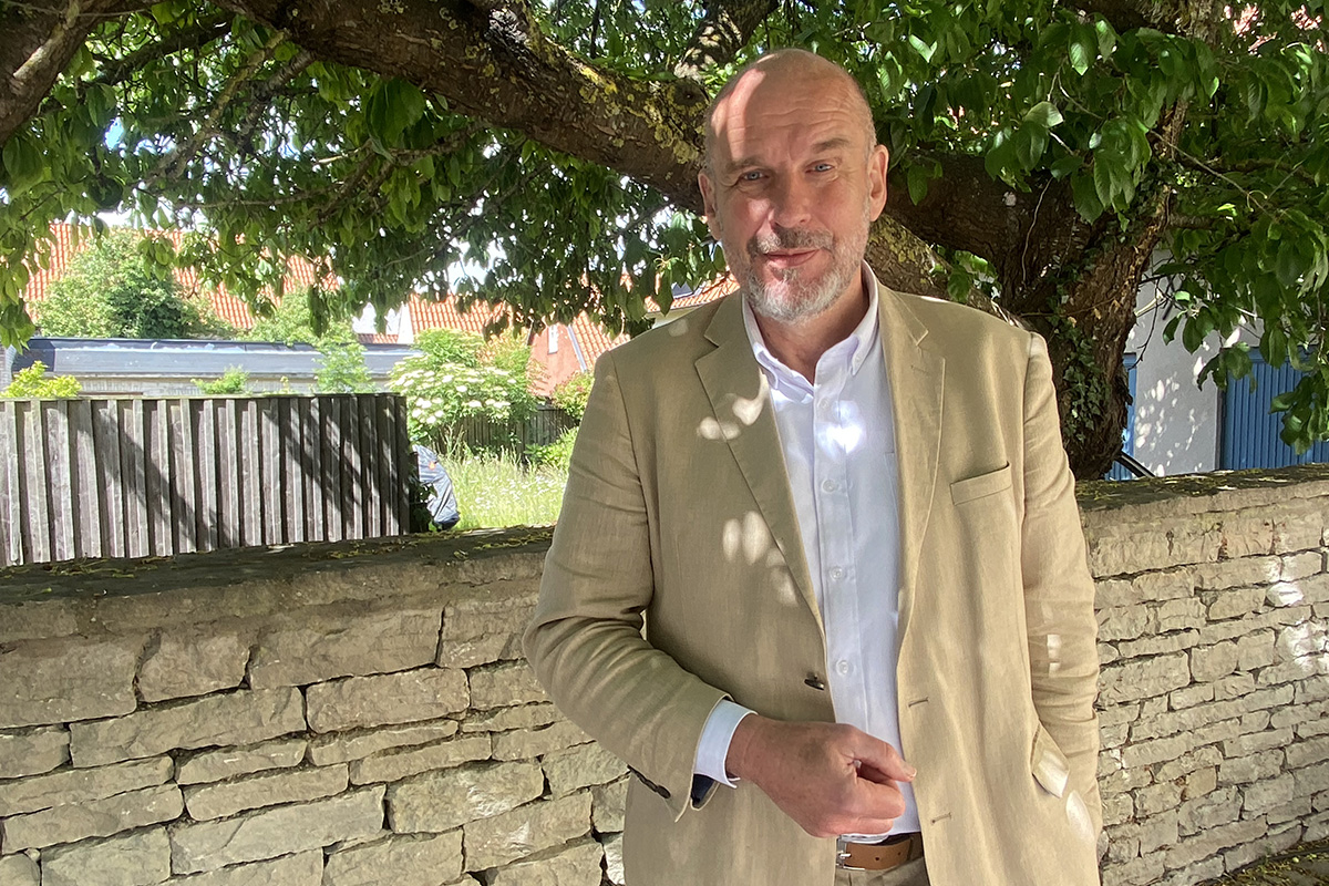 Tommy Lenberg, vd för Byggherrarna pratade om de nya byggreglerna under Almedalsveckan.