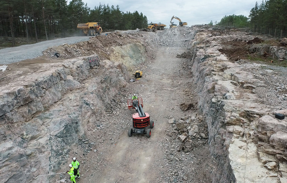 Arbetet är i full gång med första etappen i Ostlänken som utgår från Gerstaberg.
