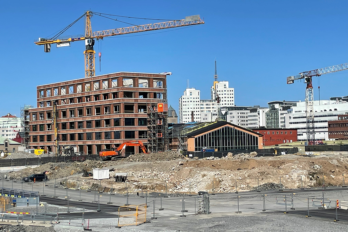 Fållan, som stockholms stad bygger i Slakthusområdet, är en emissoinsfri entreprenad