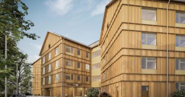 Flodéns bygger vårdboende i Skra Bro, utanför Göteborg. Bild: What! Arkitektur