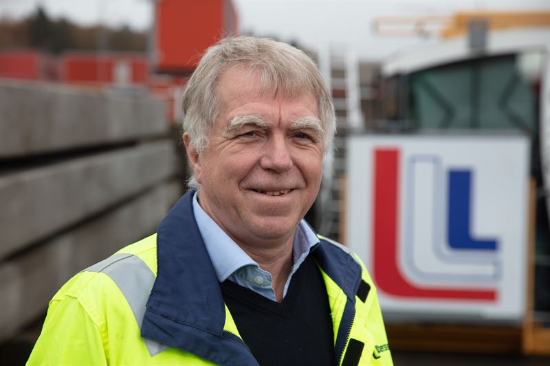 Jan Heed, vd på Lambertsson Kran. Foto: Lambertsson Kran