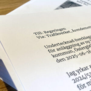 60 överklaganden mot Ostlänkens delsträcka