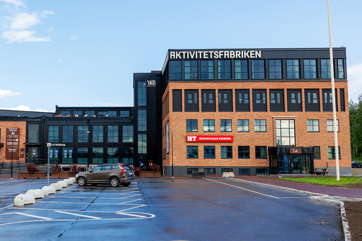 The Crane Hotel kommer att byggas vid Aktivitetsfabriken i Hudiksvall.