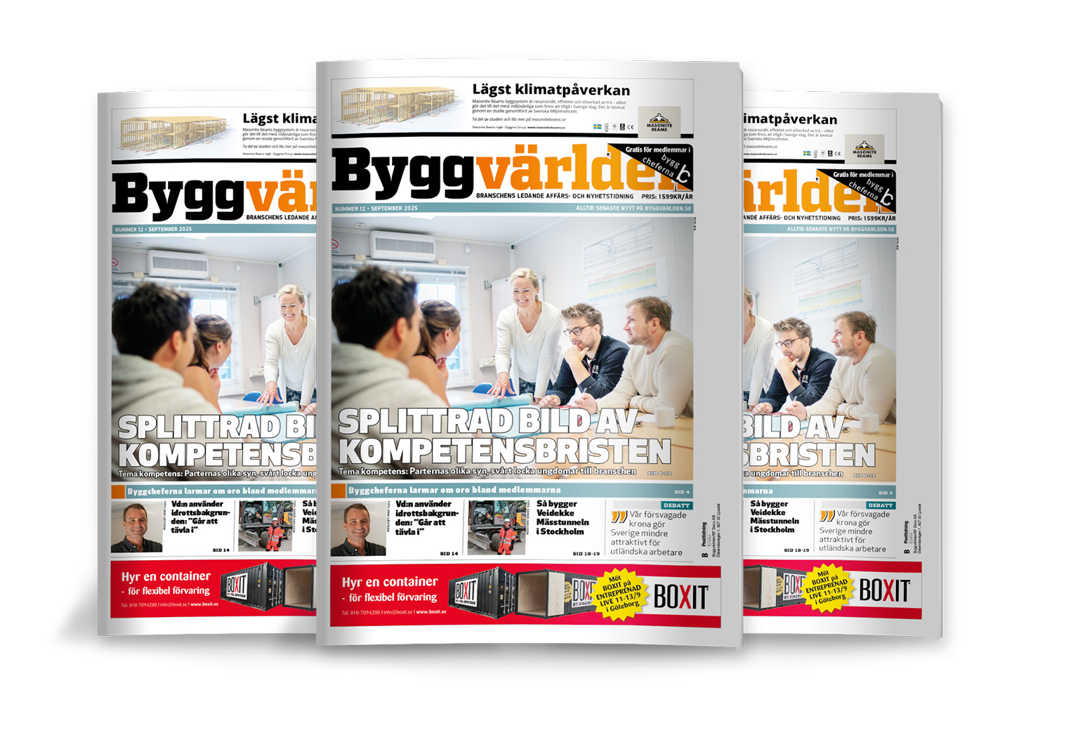 Nytt nummer av Byggvärlden