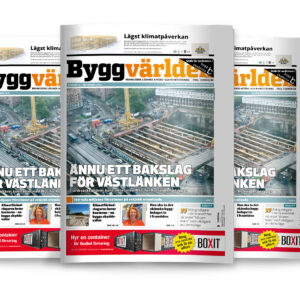 Nytt nummer av Byggvärlden