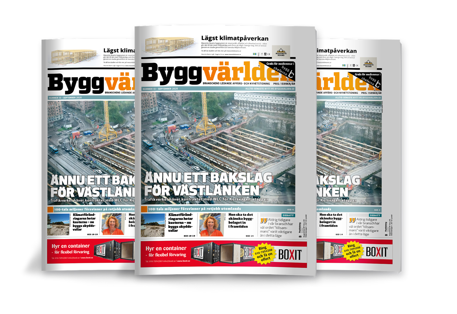 Nytt nummer av Byggvärlden