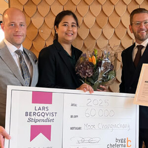Hon får årets Lars Bergqvist-stipendium