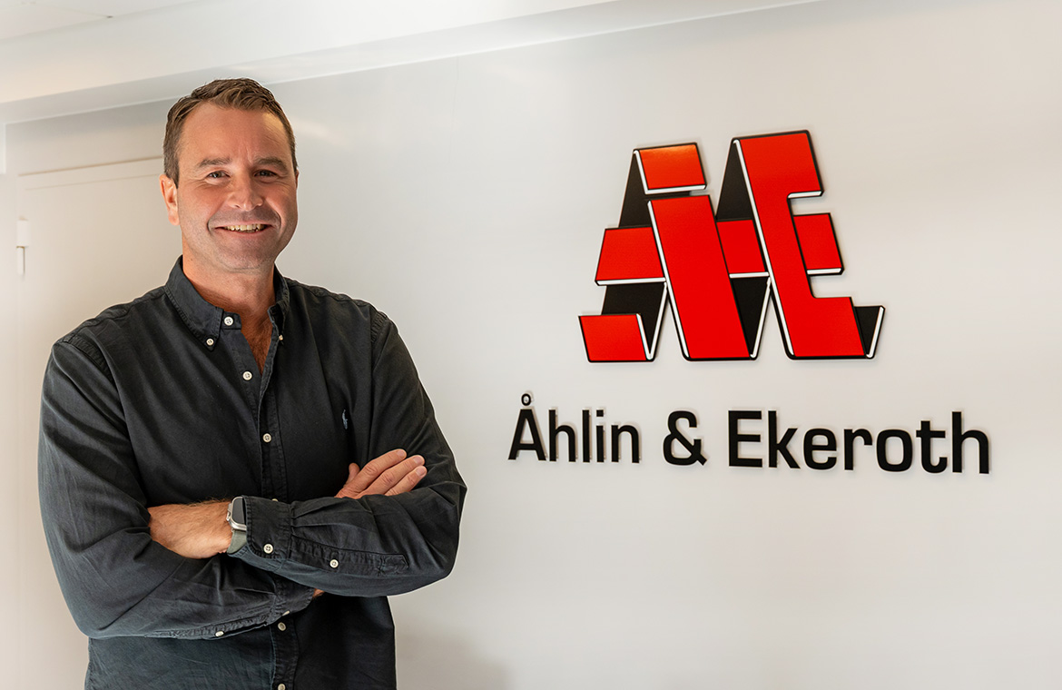 Rickard Piehl, vd för Åhlin och Ekeroth